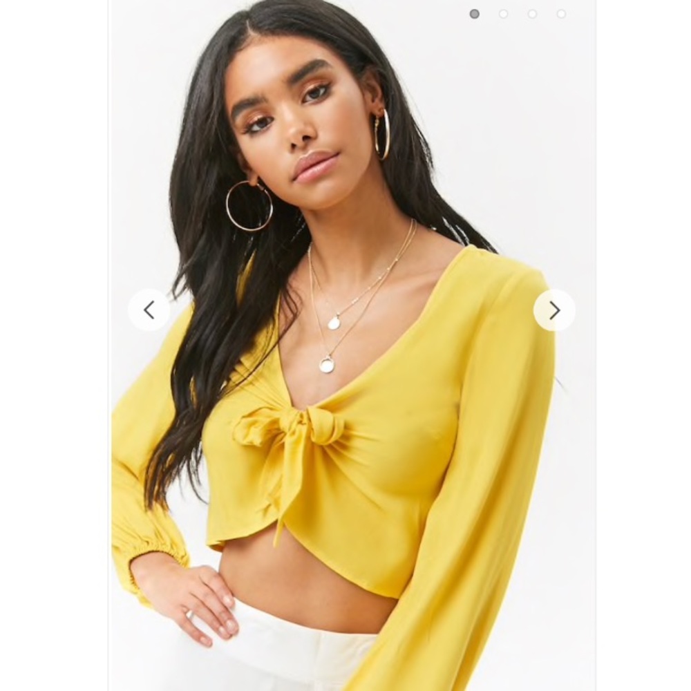 Tie Front Crop Top